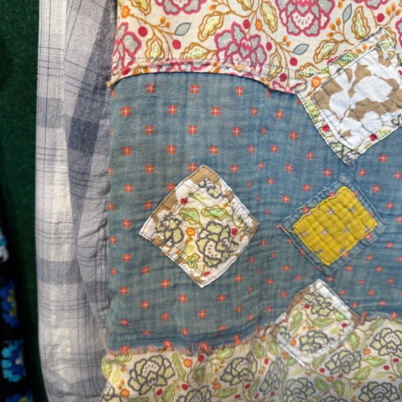 148 NWT BlueVelvet Boho Patchwork Detail Jacket - Picture 8 of 16